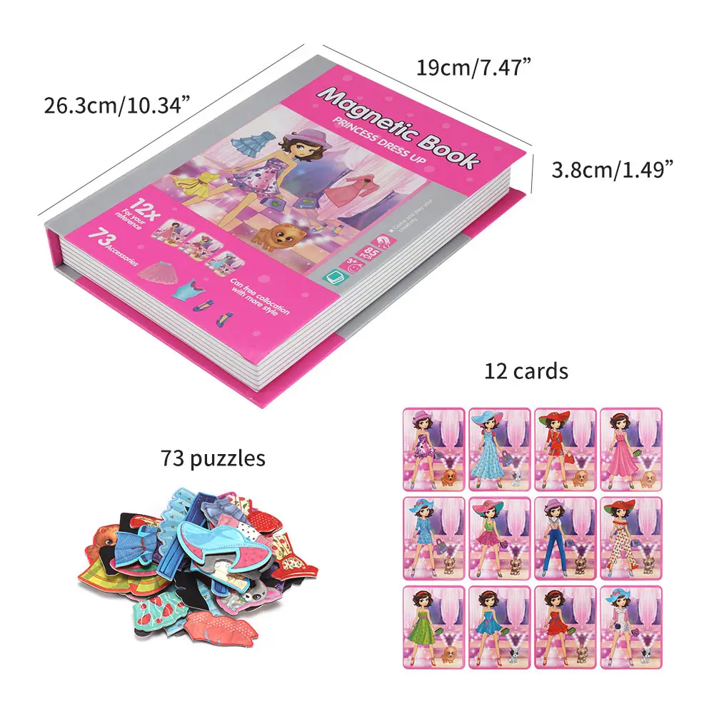 Learning Spell Puzzle Educational Toys 3D Magnetic Book Kids Puzzles Jigsaw Toy Brain Training Game For Children Christmas Gift 
Learning Spell Puzzle Educational Toys 3D Magnetic Book Kids Puzzles Jigsaw Toy Brain Training Game For Children Christmas Gift