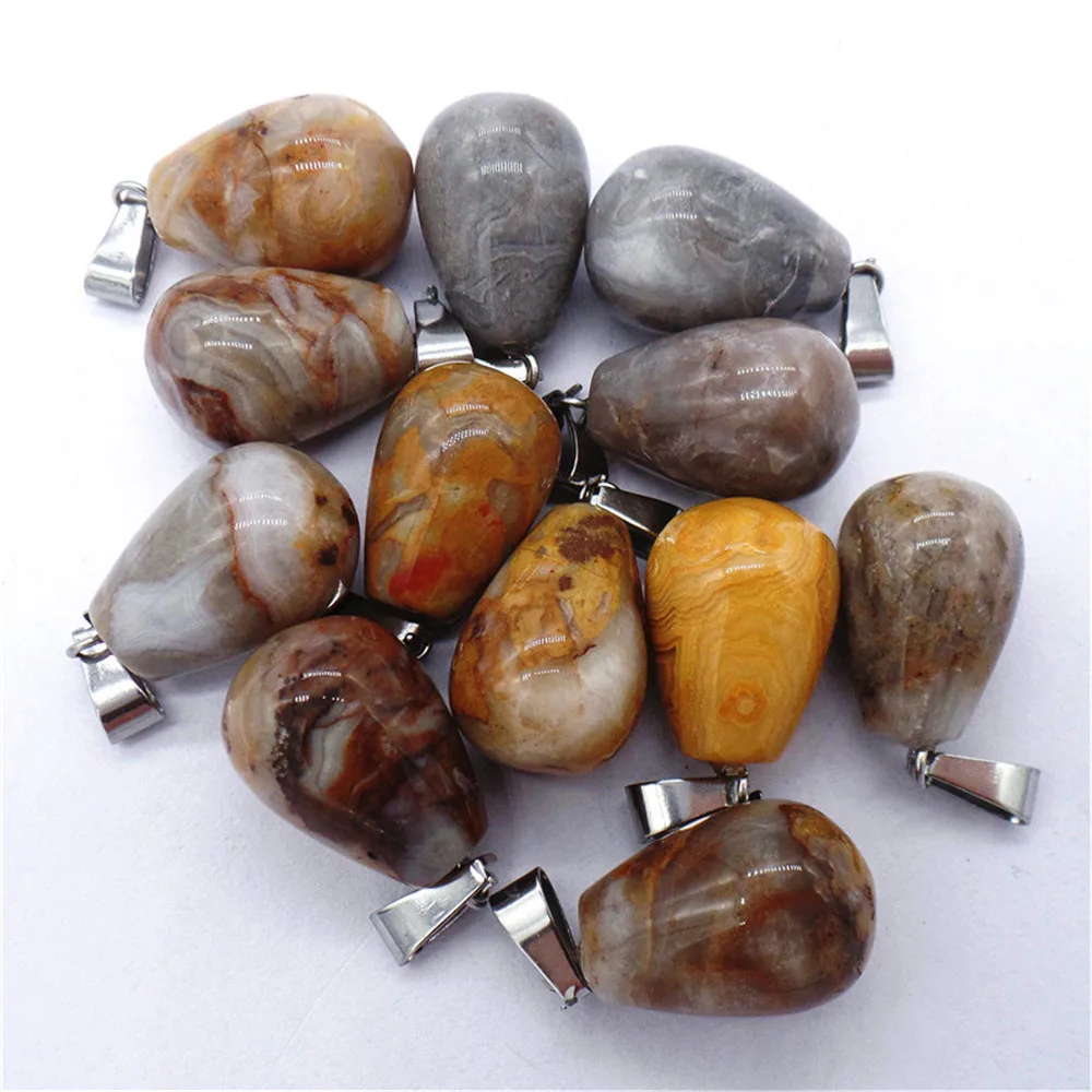 50Pcs 18x13mm Wholesale Natural Yellow&Gray Crazy Lace Agate Teardrop Pendant DIY Earrings Handmade Jewelry Accessories S708
50Pcs 18x13mm Wholesale Natural Yellow&Gray Crazy Lace Agate Teardrop Pendant DIY Earrings Handmade Jewelry Accessories S708
