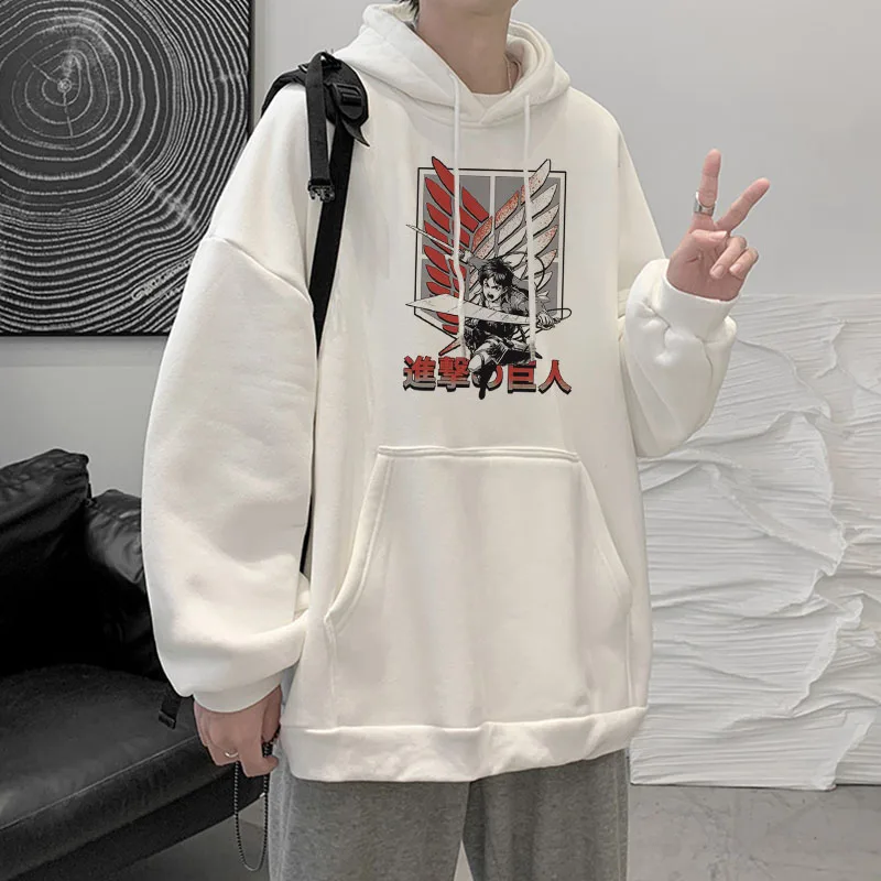 Men Hoodies Anime Attack on Titan Print Unisex Oversize Long Sleeve Pullover Sweatshirts Harajuku Streetwear Tops Harajuku
Men Hoodies Anime Attack on Titan Print Unisex Oversize Long Sleeve Pullover Sweatshirts Harajuku Streetwear Tops Harajuku