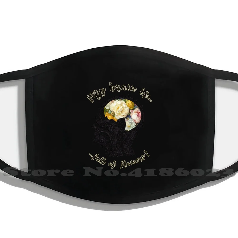 Brain Full Of Flowers Dictionary Art Printed Washable Breathable Reusable Cotton Mouth Mask Human Head Brain Anatomy Science
Brain Full Of Flowers Dictionary Art Printed Washable Breathable Reusable Cotton Mouth Mask Human Head Brain Anatomy Science