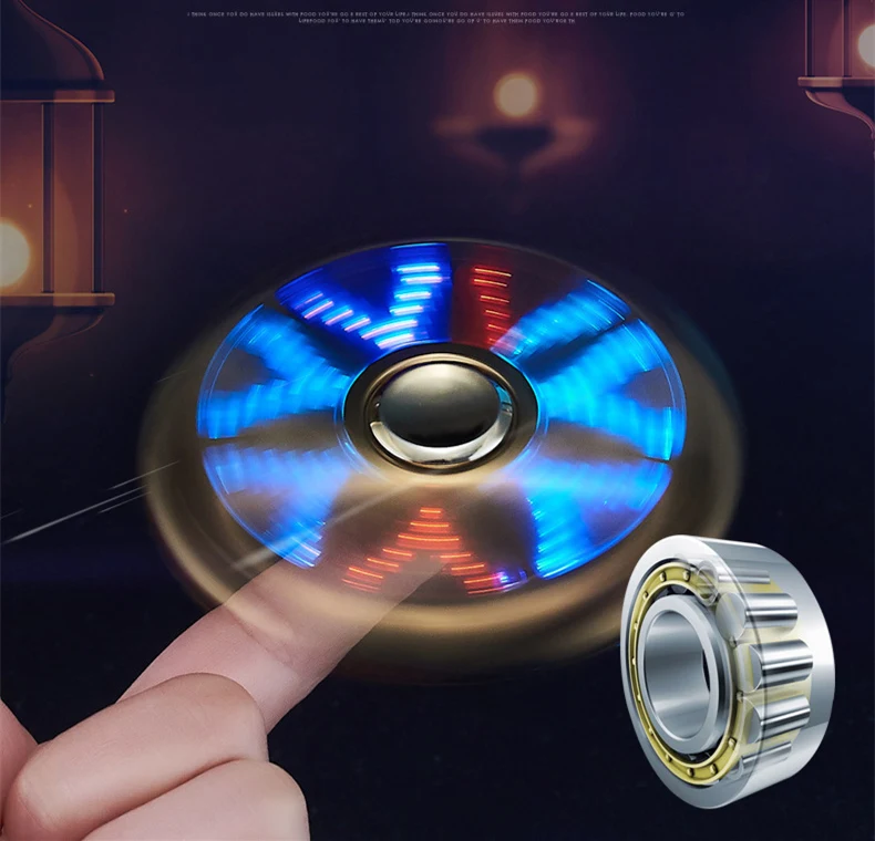 USB-зажигалка с двойной дугой Гироскопическая игрушка зажигалка на кончик пальца
