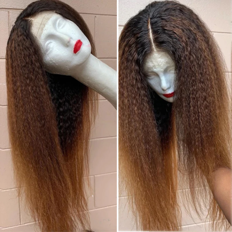 Glueless 26 Inch Long Ombre Blonde Yaki Kinky Straight Synthetic Lace Front Fiber Hair Wig For Black Women Babyhair PrePlucked
Glueless 26 Inch Long Ombre Blonde Yaki Kinky Straight Synthetic Lace Front Fiber Hair Wig For Black Women Babyhair PrePlucked