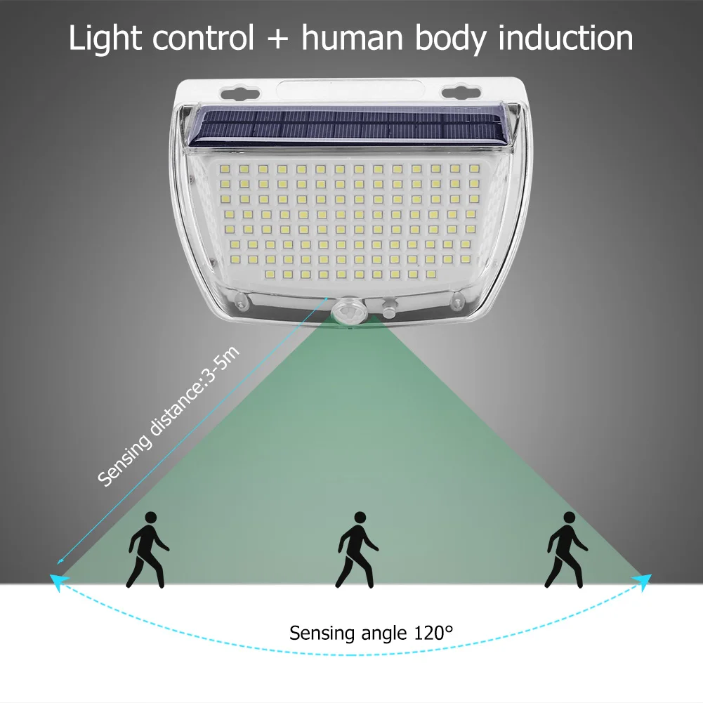 160LED Solar Wall Light Waterproof Motion Sensor LED Solar Light Outdoor Garden Courtyard Decor Street Light Remote Control
160LED Solar Wall Light Waterproof Motion Sensor LED Solar Light Outdoor Garden Courtyard Decor Street Light Remote Control