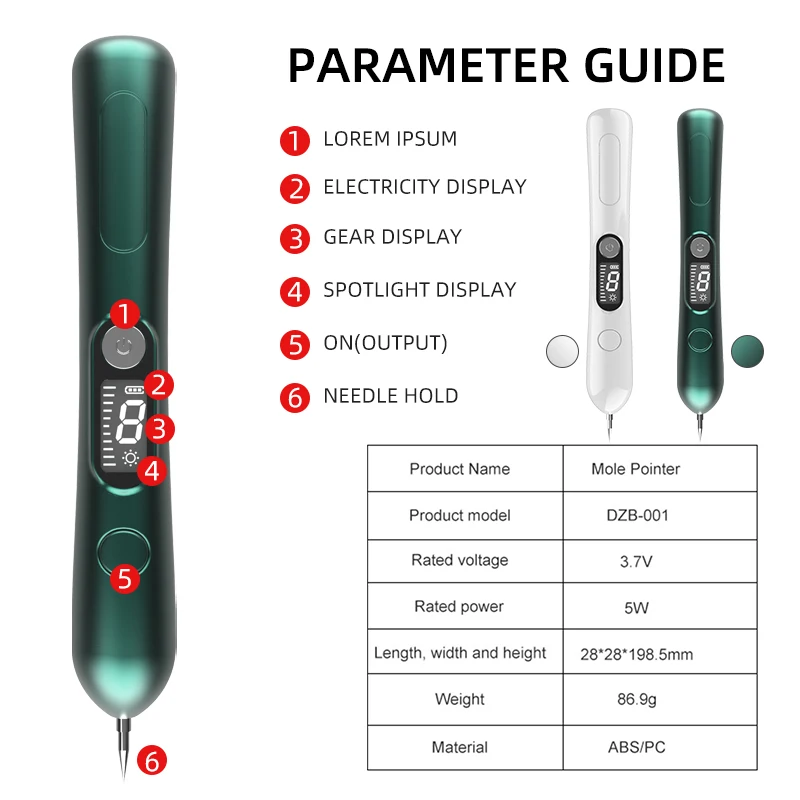 LCD Multifunction Beauty Tool 9 Levels Laser Plasma Pen Skin Tag Removal Mole Remover Freckles Wart Tattoo Dark Spot Remover
LCD Multifunction Beauty Tool 9 Levels Laser Plasma Pen Skin Tag Removal Mole Remover Freckles Wart Tattoo Dark Spot Remover