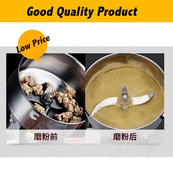 220V Chinese Medicine Grinder Portable Electric Food Grinder Swing Type Mill Machine 1000G Chili Powder Machine
220V Chinese Medicine Grinder Portable Electric Food Grinder Swing Type Mill Machine 1000G Chili Powder Machine