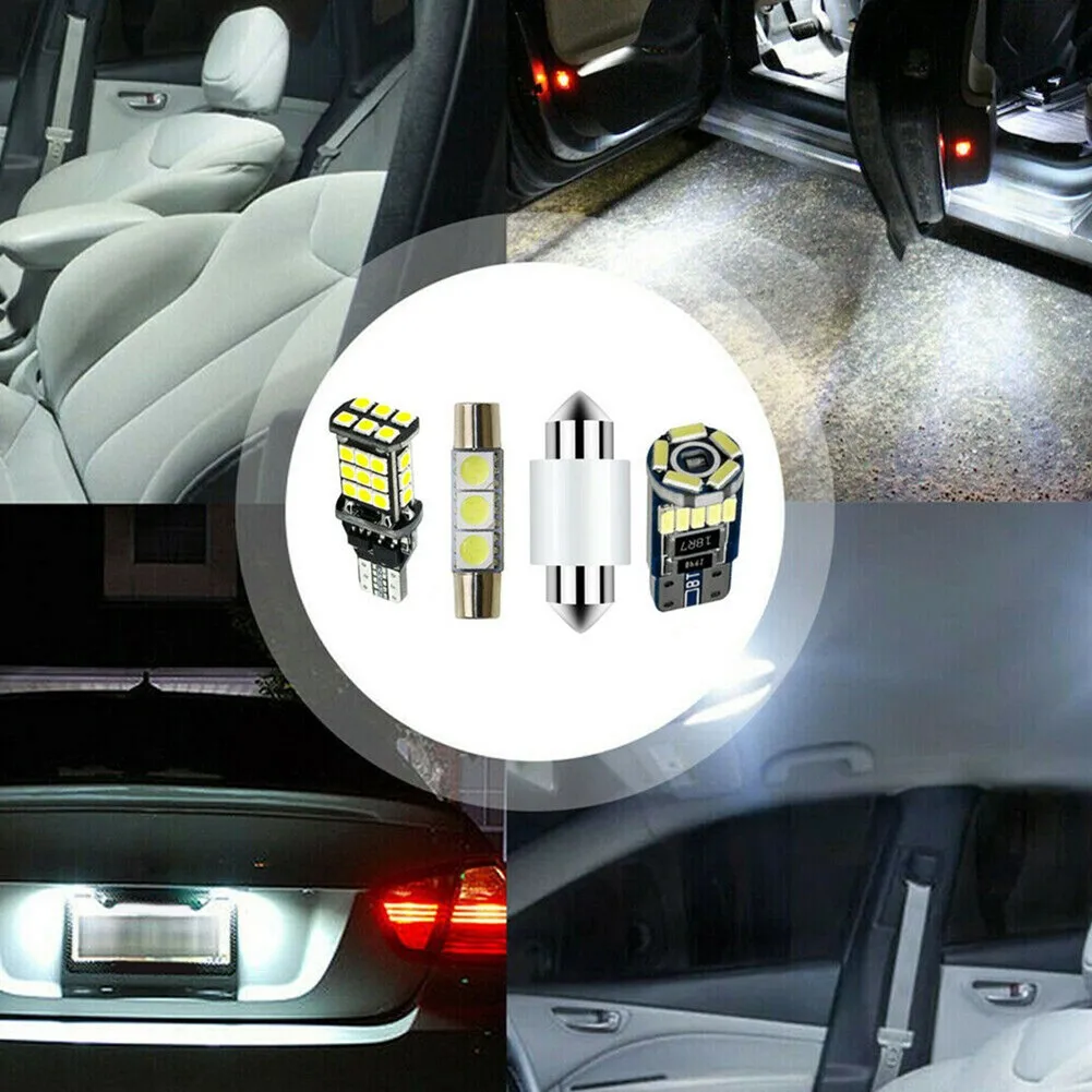 14x Car Interior LED Light Bulbs Complete White SMD LED Light Kit For Dome License Plate Lamp Kit Car Accessories
14x Car Interior LED Light Bulbs Complete White SMD LED Light Kit For Dome License Plate Lamp Kit Car Accessories