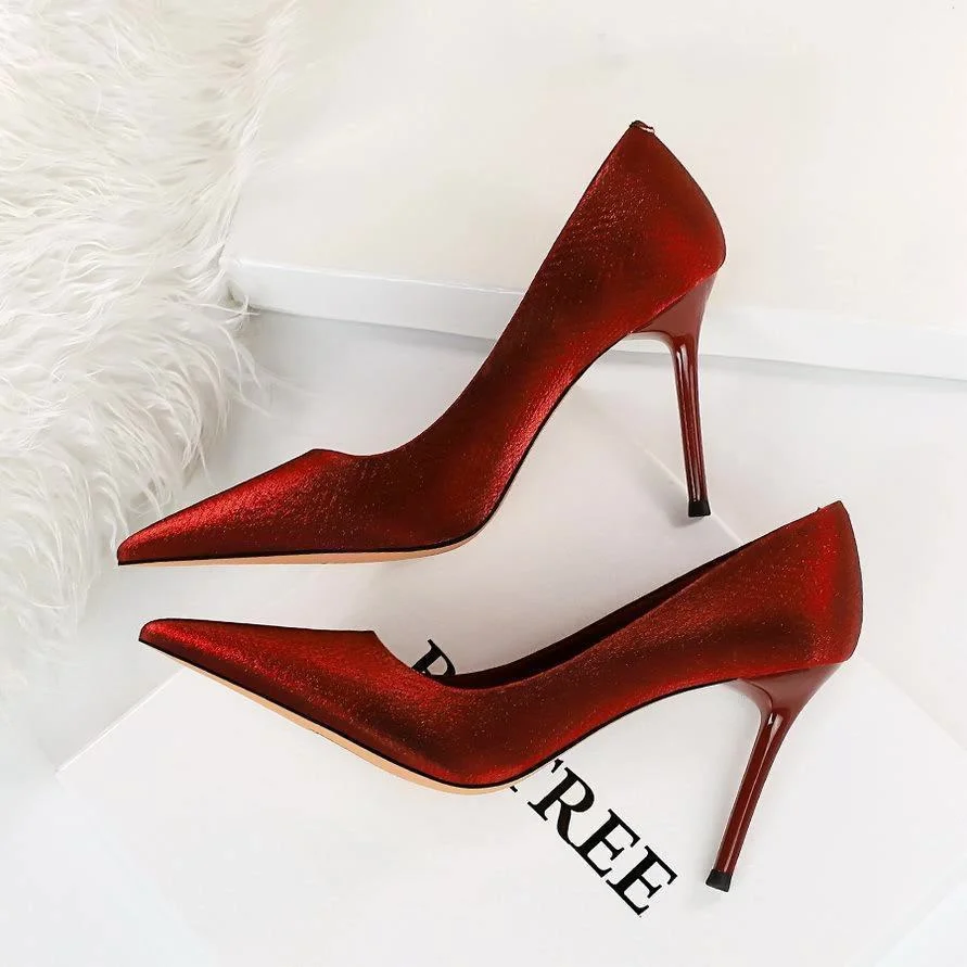 Satin Women's High Heels Pumps 2022 Fashion Sexy Ladies Prom Brige Wedding Shoes Thin Heels Female Spring Summer Stilettos
Satin Women's High Heels Pumps 2022 Fashion Sexy Ladies Prom Brige Wedding Shoes Thin Heels Female Spring Summer Stilettos