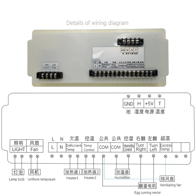XM-18SD Automatic Egg Incubator Controller Digital LED Temperature Controller Temperature Humidity Sensors Egg Hatcher Controlle
XM-18SD Automatic Egg Incubator Controller Digital LED Temperature Controller Temperature Humidity Sensors Egg Hatcher Controlle