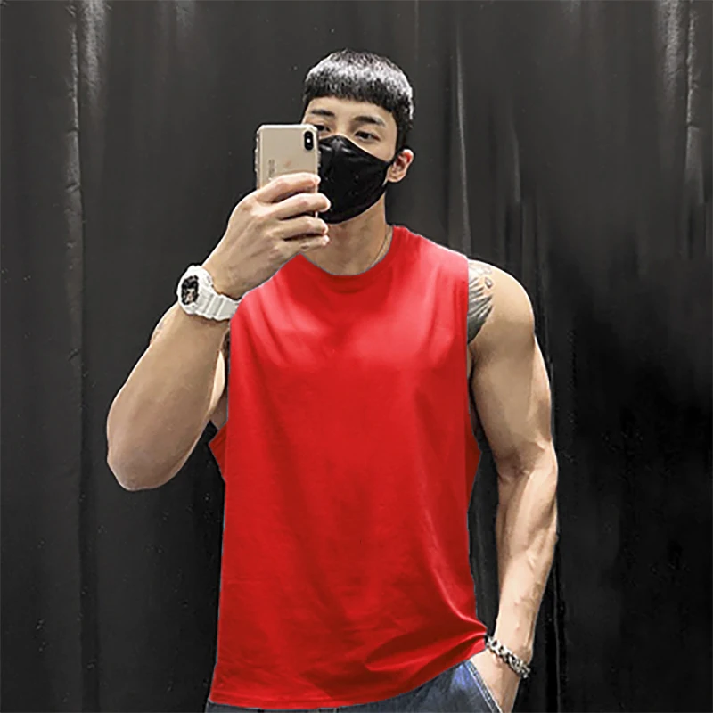 Mens Tank Top New Brand Solid Cotton High Quality Muscle Shirt Bodybuilding Singlets Fitness Sleeveless Vest Men Tanktop
Mens Tank Top New Brand Solid Cotton High Quality Muscle Shirt Bodybuilding Singlets Fitness Sleeveless Vest Men Tanktop