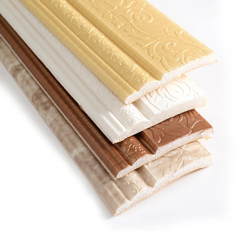 3D Foam Pattern Wall Trim Line Wallpaper Sticker Skirting Border Strip Waterproof Anti-collision Self-adhesive Border DIY Decor
3D Foam Pattern Wall Trim Line Wallpaper Sticker Skirting Border Strip Waterproof Anti-collision Self-adhesive Border DIY Decor