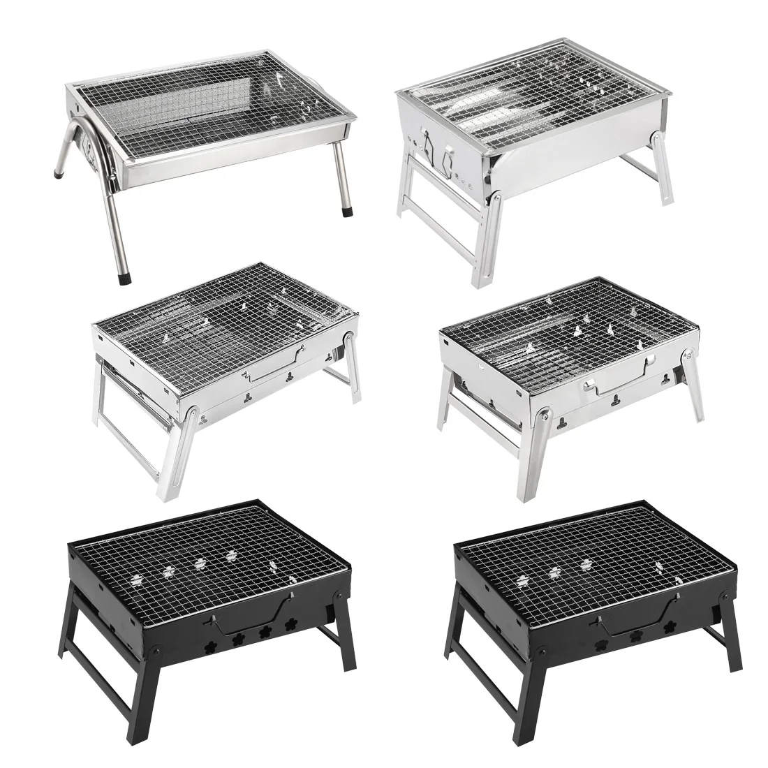 uxcell Barbecue Charcoal Grill Stainless Steel Folding Portable BBQ Tool Kits for Outdoor Cooking Camping Hiking Picnics etc
uxcell Barbecue Charcoal Grill Stainless Steel Folding Portable BBQ Tool Kits for Outdoor Cooking Camping Hiking Picnics etc