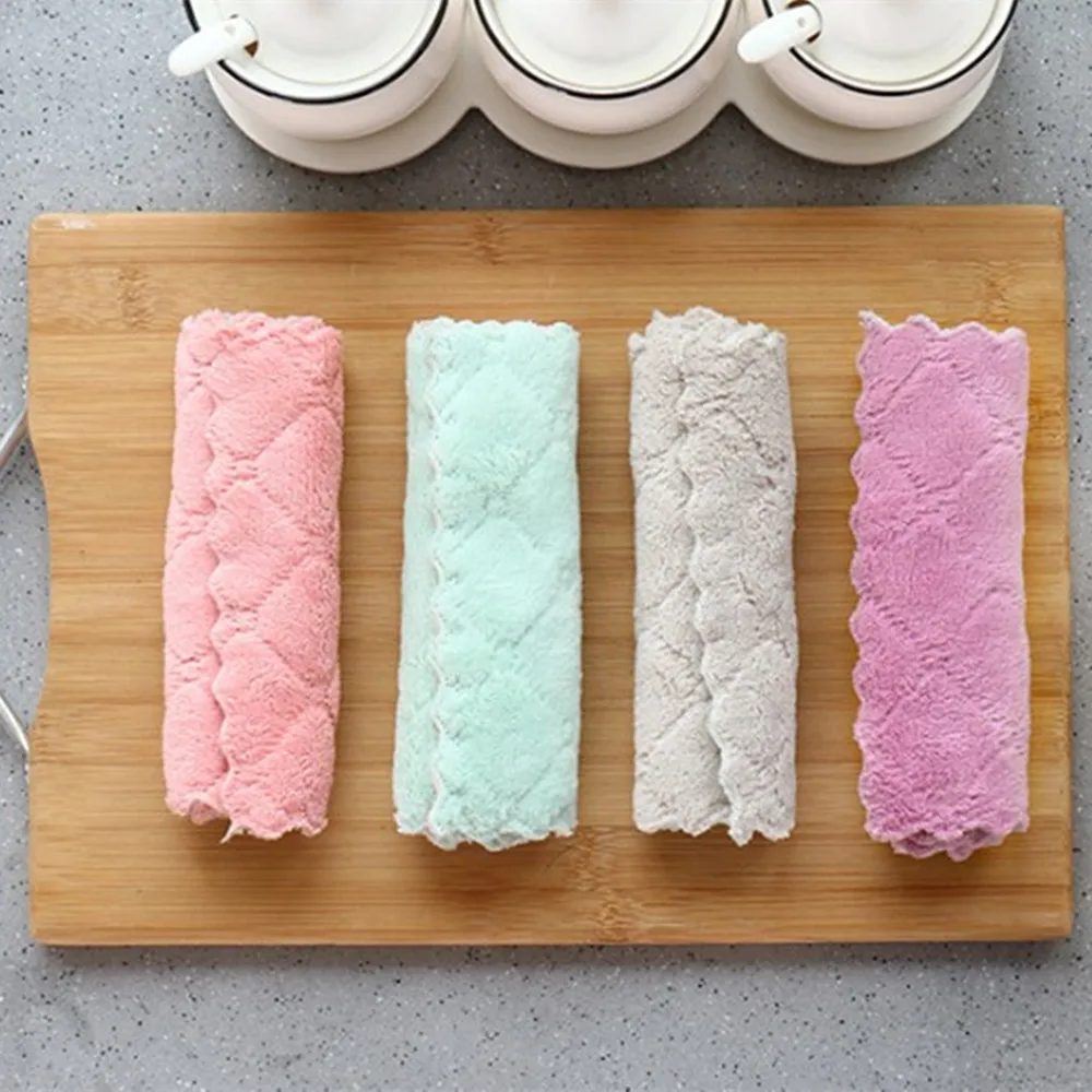 5PC Dishcloth Double-sided Wipe Pan Wash Dishcloth Kitchen Clean Wash Cloth House Clean Washing Dishclothes Scouring Pad Clothes
5PC Dishcloth Double-sided Wipe Pan Wash Dishcloth Kitchen Clean Wash Cloth House Clean Washing Dishclothes Scouring Pad Clothes