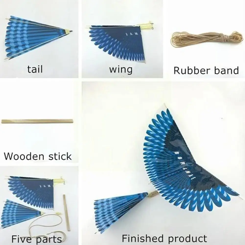 1pcs Outdoor Flying Bird Rubber Band Power Auspicious Bird Toy Novel Kite Educational Children's Toy Z6M5
1pcs Outdoor Flying Bird Rubber Band Power Auspicious Bird Toy Novel Kite Educational Children's Toy Z6M5