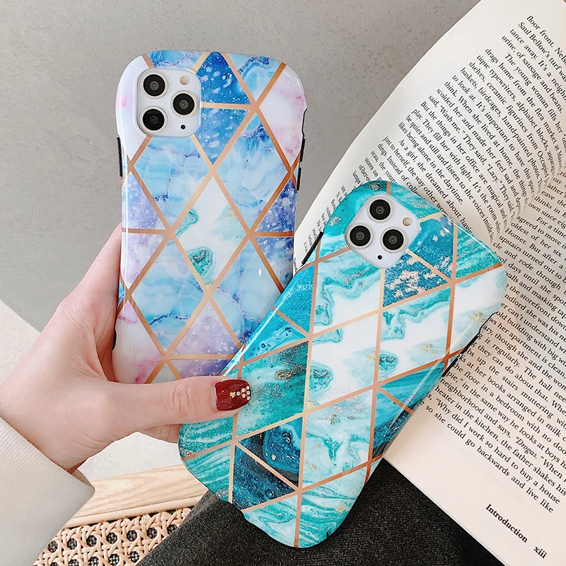 For iPhone 11 Pro Max Case Marble with Grids Design Shockproof Mobile Phone Cases Bags Back Covers For iPhone 7 8 Plus X XR XS
For iPhone 11 Pro Max Case Marble with Grids Design Shockproof Mobile Phone Cases Bags Back Covers For iPhone 7 8 Plus X XR XS