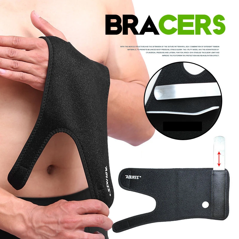 1pc Left Right Hand Protective Wristband Wrist Guards Adjustable Bracer Removable Metal Plate Support Wrap Strap
1pc Left Right Hand Protective Wristband Wrist Guards Adjustable Bracer Removable Metal Plate Support Wrap Strap