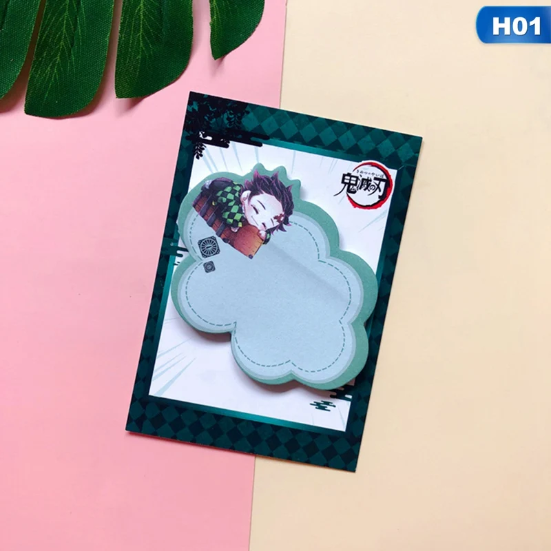 1PC New Japanese Anime Demon Slayer Memo Pad Bookmark Mini Memo PadSticky Notes Bookmark Child Student Kawaii Gift Stationery
1PC New Japanese Anime Demon Slayer Memo Pad Bookmark Mini Memo PadSticky Notes Bookmark Child Student Kawaii Gift Stationery