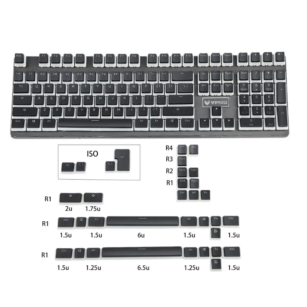 YMDK PBT Doubleshot Shine через ANSI ISO пудинговые колпачки для MX механической клавиатуры Corsair Razer Ducky SF KBD75 68 Keychron
YMDK PBT Doubleshot Shine через ANSI ISO пудинговые колпачки для MX механической клавиатуры Corsair Razer Ducky SF KBD75 68 Keychron