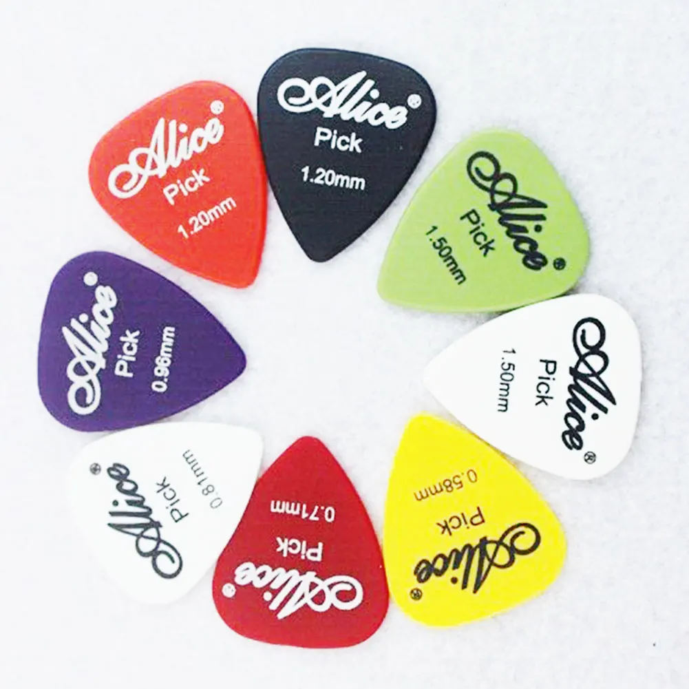 

50pcs ABS Guitar Picks Accessories Part Musical Instrument Professional Mixed Thickness 0.58mm 0.71mm 0.81mm 0.96mm 1.2mm 1.5mm