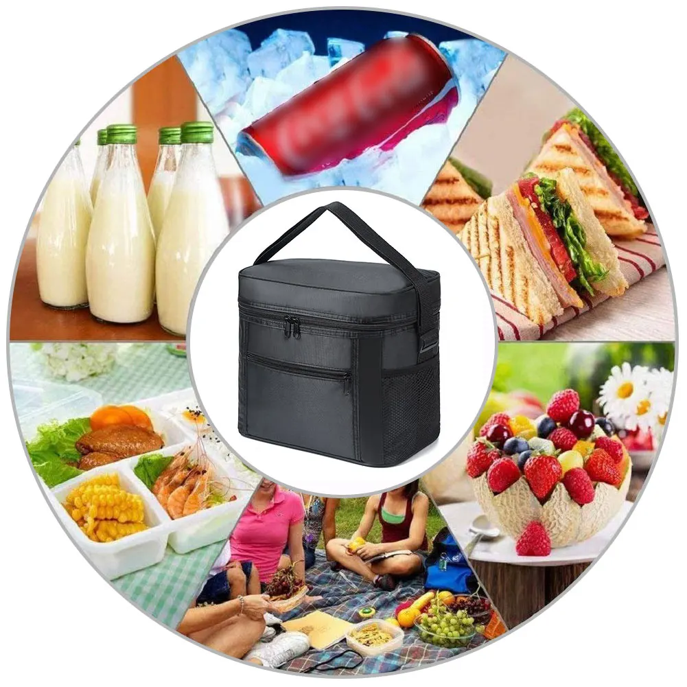 Portable Picnic Bag Portable Oxford Cloth Cool Lunch Storage Bag Folding Large Capacity Bag Picnic Travel Breakfast Thermo bag
Portable Picnic Bag Portable Oxford Cloth Cool Lunch Storage Bag Folding Large Capacity Bag Picnic Travel Breakfast Thermo bag