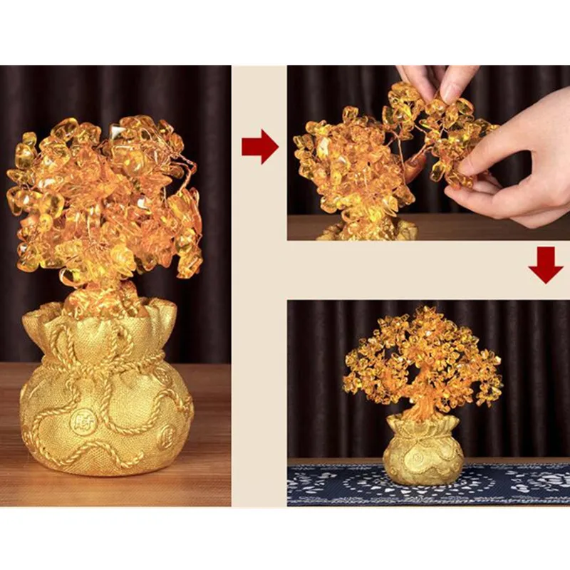 Home Decoration Furnishing Resin Crystal DIY Money Tree Ornament Store Office Livingroom Lucky Figurines Crafts X3943
Home Decoration Furnishing Resin Crystal DIY Money Tree Ornament Store Office Livingroom Lucky Figurines Crafts X3943