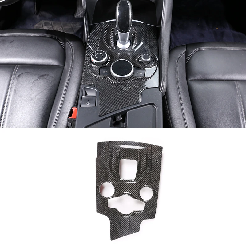 For LHD Alfa Romeo Giulia Real Carbon Fiber Center Console Trim Gear Shift Knob Panel Frame Trims Sticker Cover Car Accessoires
For LHD Alfa Romeo Giulia Real Carbon Fiber Center Console Trim Gear Shift Knob Panel Frame Trims Sticker Cover Car Accessoires