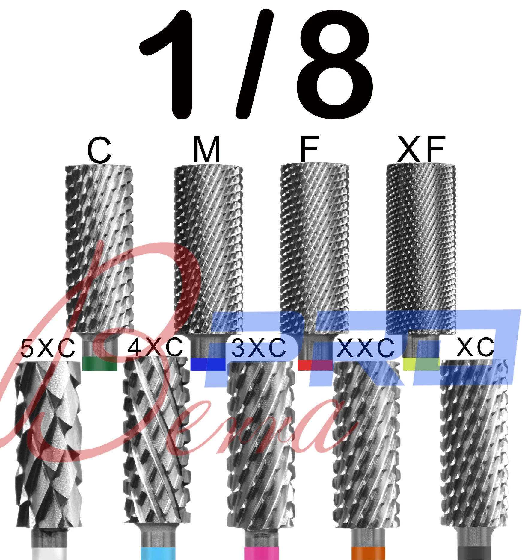 Wholesale 5.35 1/8 shank Small barrel Original Tungsten steel Carbide Manicure Nail drill bit File
Wholesale 5.35 1/8 shank Small barrel Original Tungsten steel Carbide Manicure Nail drill bit File