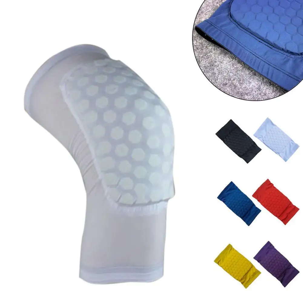 1Pc Sports Men Honeycomb Pad Knee Sleeve Support Brace Breathable Crashproof Antislip Basketball Knee Guard Pad Leg Protector
1Pc Sports Men Honeycomb Pad Knee Sleeve Support Brace Breathable Crashproof Antislip Basketball Knee Guard Pad Leg Protector