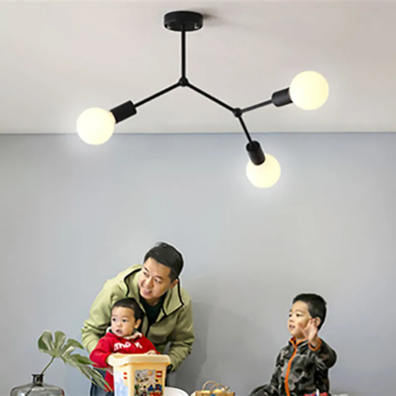 Nordic industrial chandelier black designer glass ball light Postmodern spider lamp Restaurant Creative suspension chandelier
Nordic industrial chandelier black designer glass ball light Postmodern spider lamp Restaurant Creative suspension chandelier