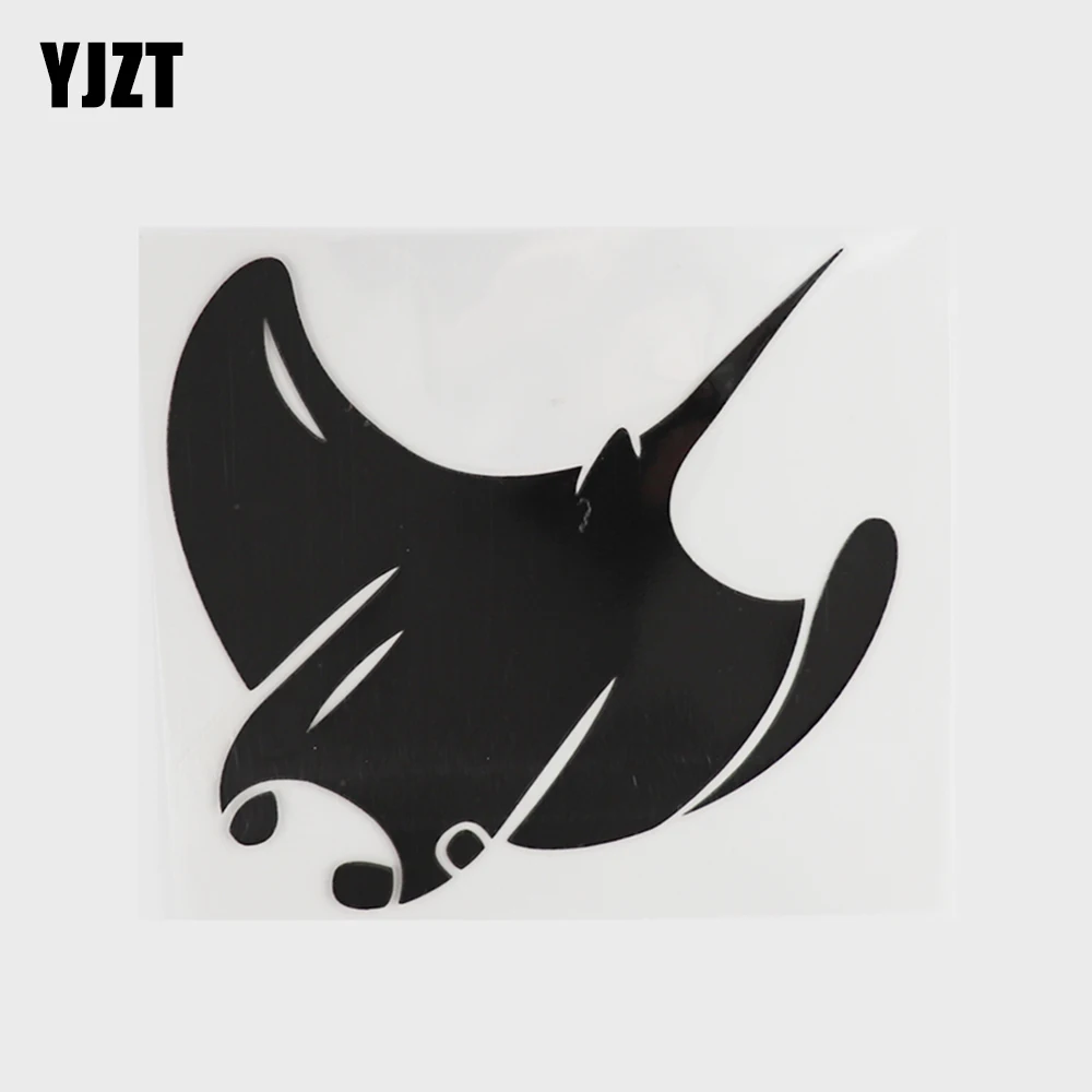

YJZT, 14,1 см × 12,6 см, океанская креативная свирепкая рыба, фотовиниловая наклейка 13D-0931