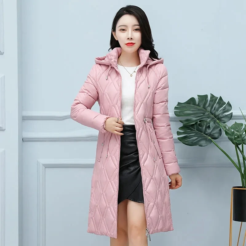 2021 New Winter Cotton Coats Women Long Down Cotton Jacket Winter Lightweight Warm Cotton Parka Coat Hooded Female Slim Overcoat
2021 New Winter Cotton Coats Women Long Down Cotton Jacket Winter Lightweight Warm Cotton Parka Coat Hooded Female Slim Overcoat