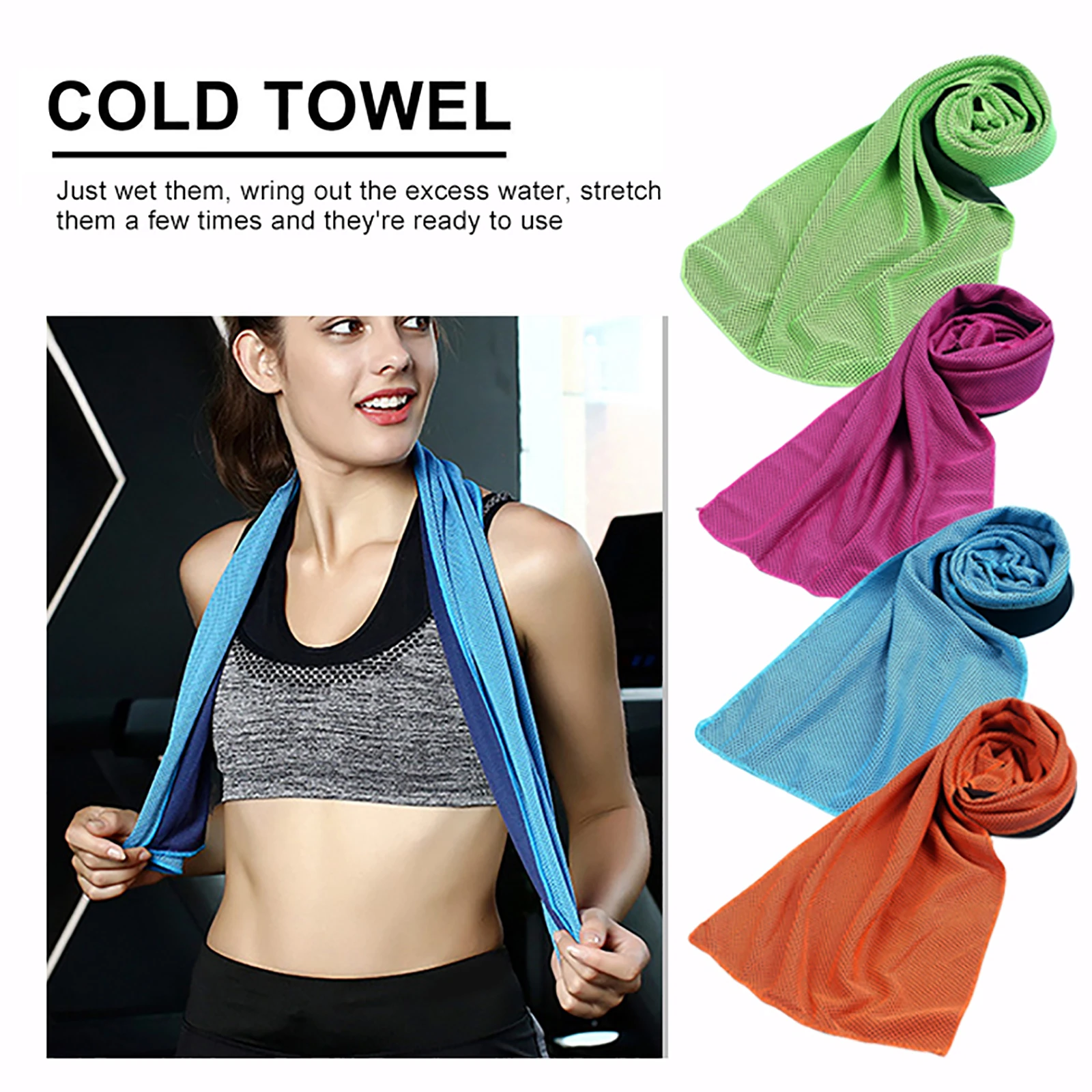 Instant Cooling Towel Quick-drying Cool Cold Towel for Neck Cooling Relief, Soft Breathable Ice Chilly Towel for Workout, Gym
Instant Cooling Towel Quick-drying Cool Cold Towel for Neck Cooling Relief, Soft Breathable Ice Chilly Towel for Workout, Gym