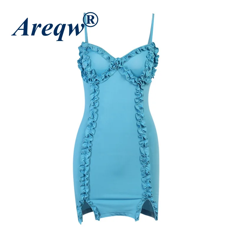 2021 Spring and Summer New Wooden Ears Sexy Chest Strap Tight-fitting Hip Dress Women
2021 Spring and Summer New Wooden Ears Sexy Chest Strap Tight-fitting Hip Dress Women