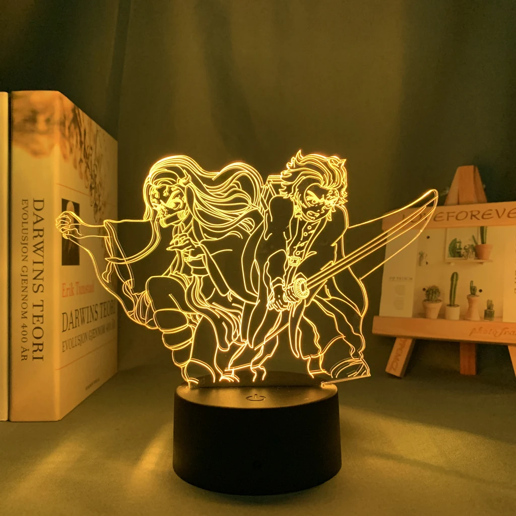 Anime Led Light Kimetsu No Yaiba Tanjiro X Nezuko for Bedroom Decoration Night Light Gift Manga 3d Lamp Demon Slayer Room Decor
Anime Led Light Kimetsu No Yaiba Tanjiro X Nezuko for Bedroom Decoration Night Light Gift Manga 3d Lamp Demon Slayer Room Decor