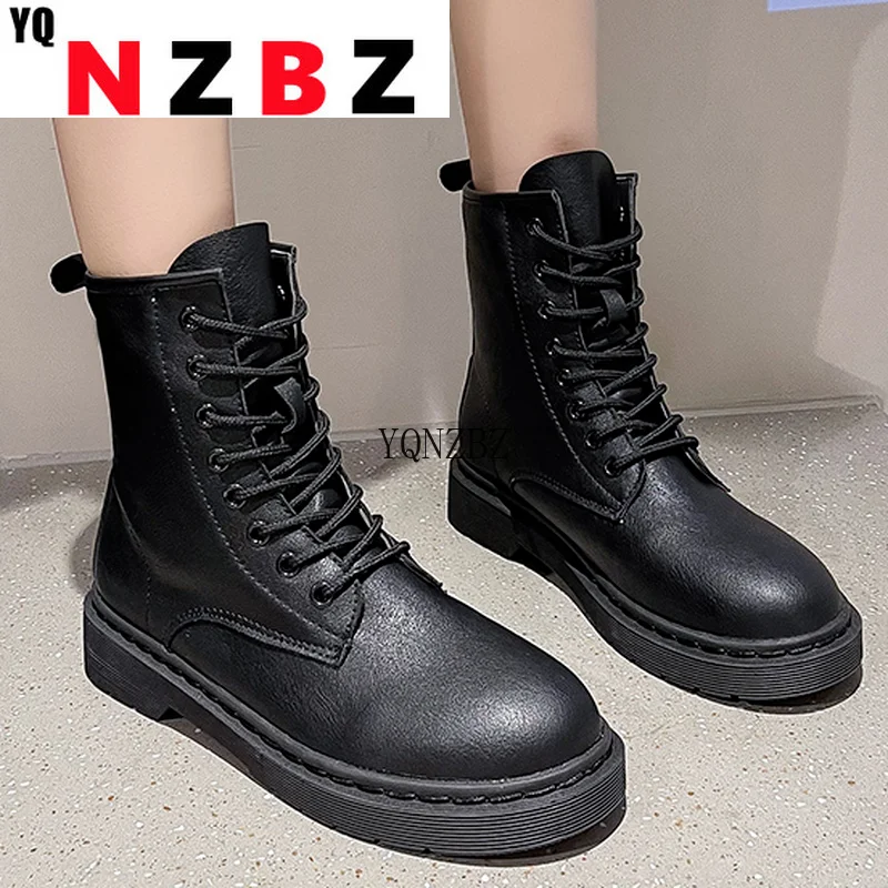 Women's Ankle Boots 2022 Autumn New Fashion Platform Round Head Lace-up Pu Leather Square Heel Women's Martin Casual Boots
Women's Ankle Boots 2022 Autumn New Fashion Platform Round Head Lace-up Pu Leather Square Heel Women's Martin Casual Boots