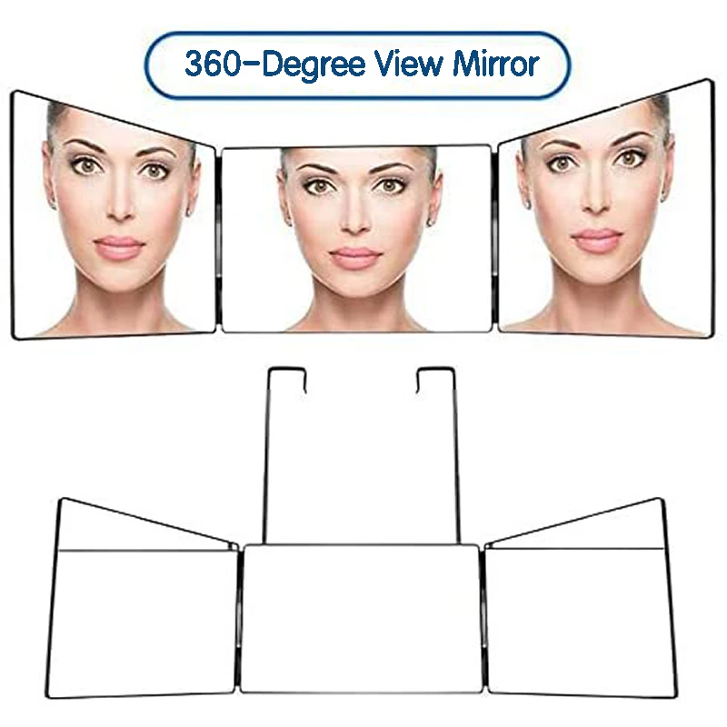 Mirror 360 Degree View Folding Mirror Telescopic Hanging DIY 3D Wall Door Dormitory Living Room Bathroom Decoration 
Mirror 360 Degree View Folding Mirror Telescopic Hanging DIY 3D Wall Door Dormitory Living Room Bathroom Decoration