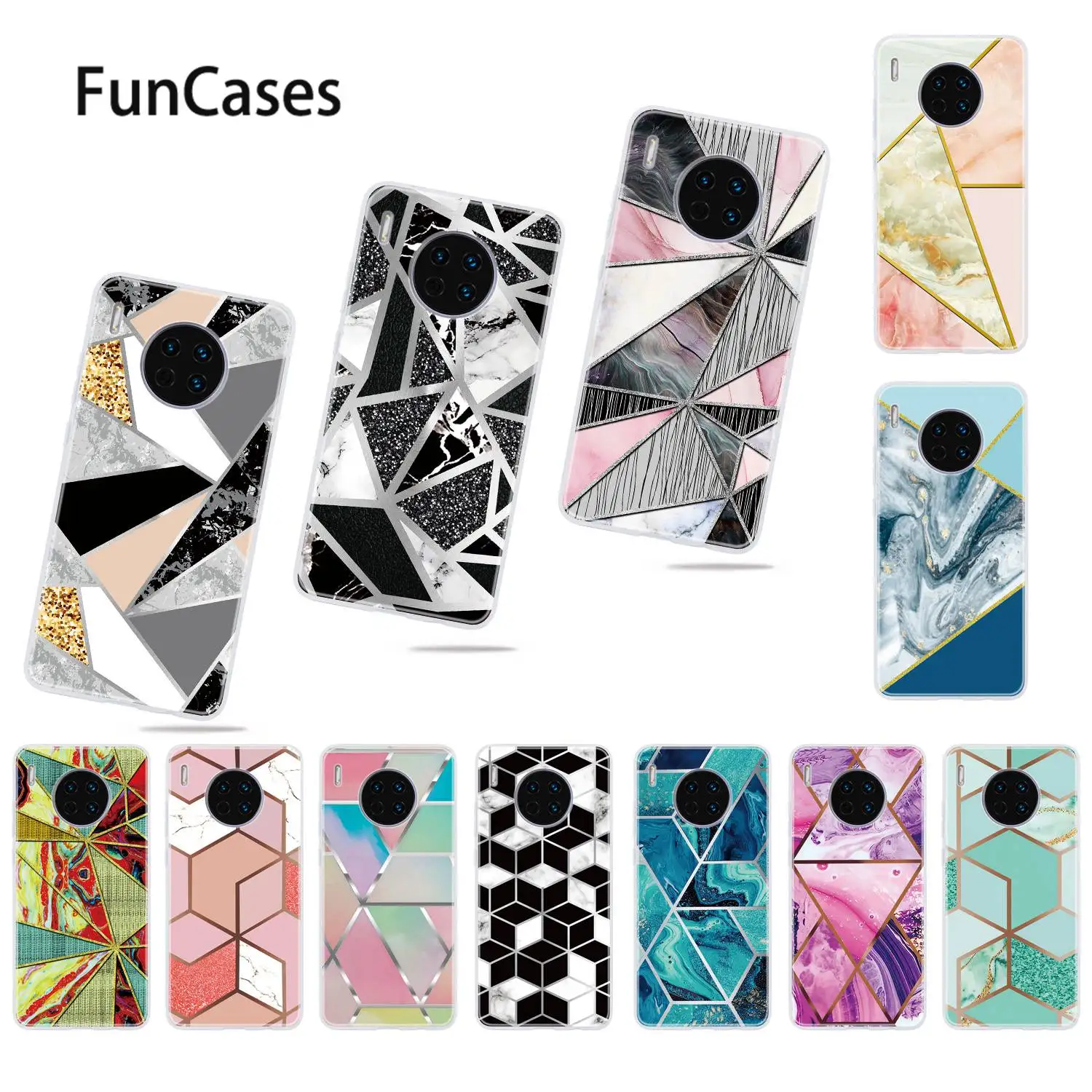Роскошные Чехлы для capinha huawei Y7 Prime 2019 мягкий силиконовый чехол etui Enjoy 9 mate 30 Y5 2018 20 Lite