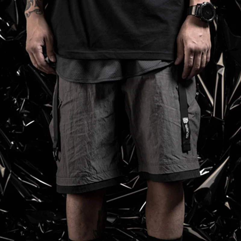 PUPIL TRAVEL PT-1915 Techwear Men's Quick Drying Tactical Cargo Shorts Hip Hop Style Punk Fashion
PUPIL TRAVEL PT-1915 Techwear Men's Quick Drying Tactical Cargo Shorts Hip Hop Style Punk Fashion
