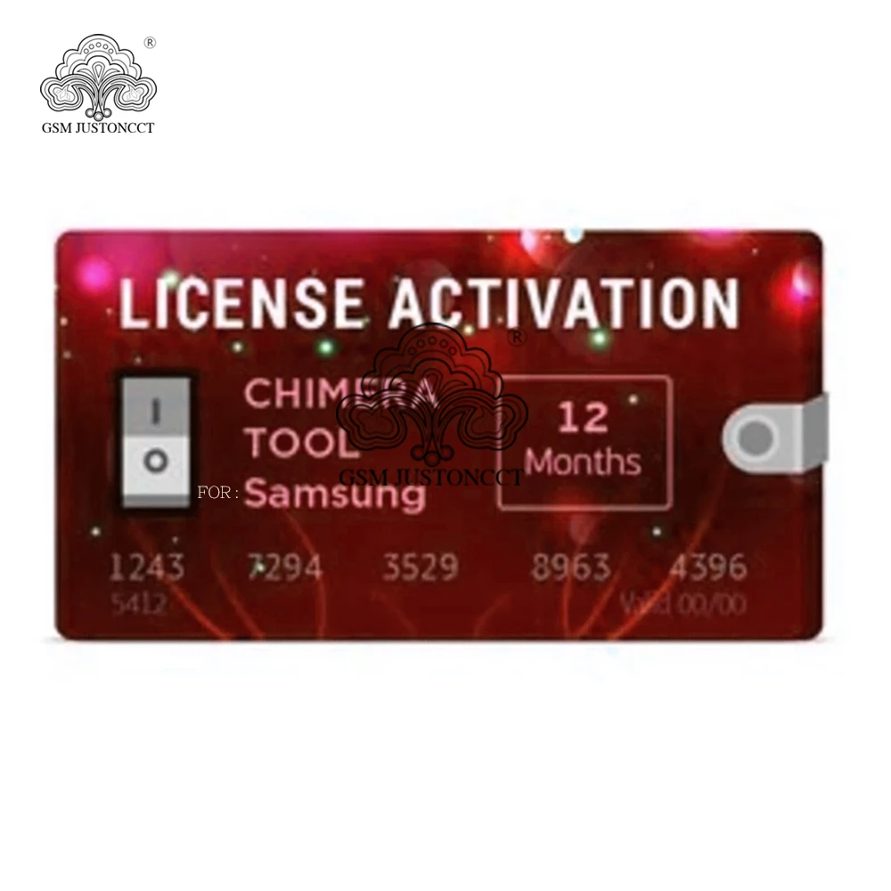 Chimera Tool for Samsung License Activation Chimera Tool PRO License Activation one year Licence
Chimera Tool for Samsung License Activation Chimera Tool PRO License Activation one year Licence