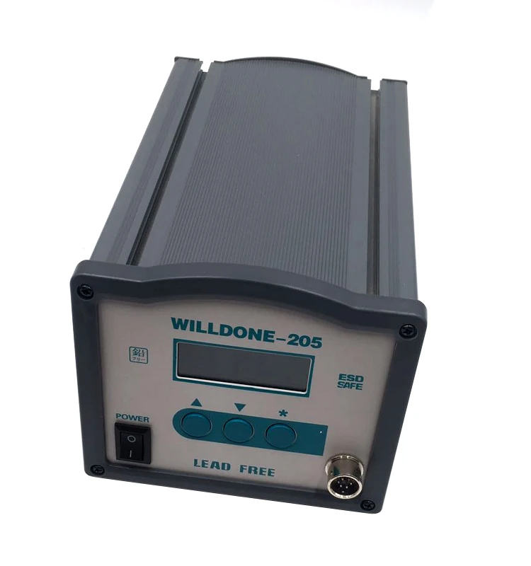Factory price Repairing Digital Thermostatic Solder Iron Willdone-205 Soldering Station
Factory price Repairing Digital Thermostatic Solder Iron Willdone-205 Soldering Station