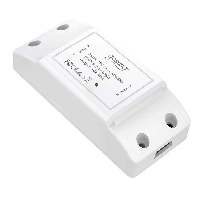 Gosund WiFi 10A Smart Switch DIY Switch Module Remote Control Timing Work with Alexa Google Assistant,Smart life,TUYA Smart
Gosund WiFi 10A Smart Switch DIY Switch Module Remote Control Timing Work with Alexa Google Assistant,Smart life,TUYA Smart