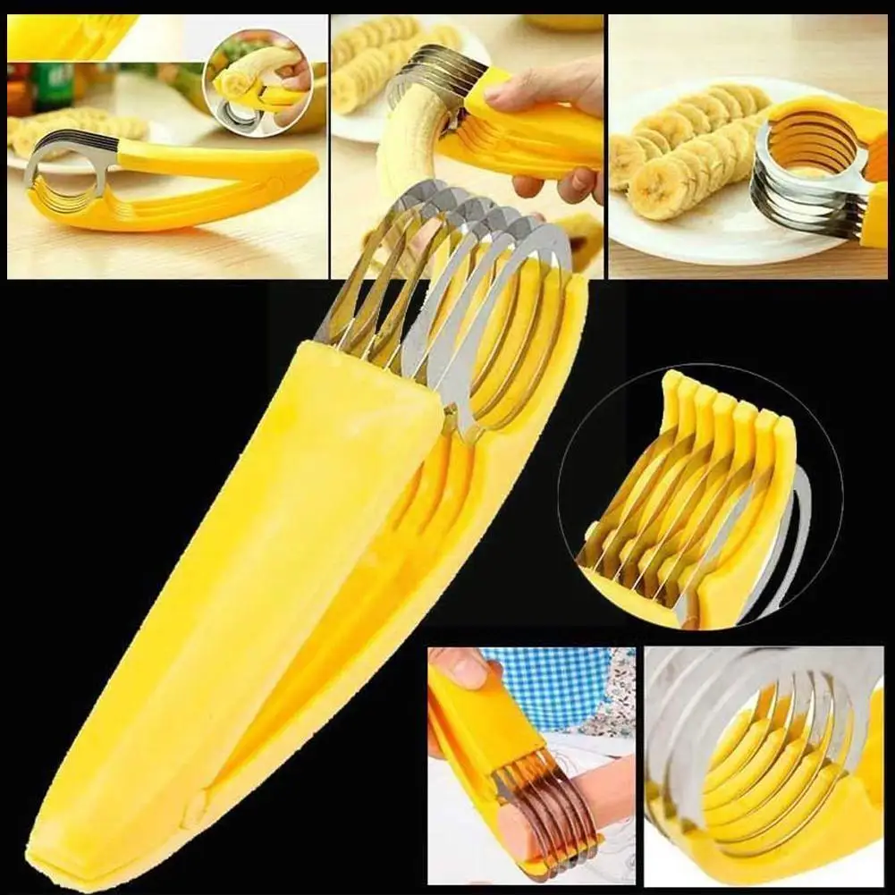 Home Kitchen Tool Vegetable Peeler Salad Slice Steel Fruit Chopper Cucumber Divider Knife Fruit Banana Cutter Cutter B6D5
Home Kitchen Tool Vegetable Peeler Salad Slice Steel Fruit Chopper Cucumber Divider Knife Fruit Banana Cutter Cutter B6D5