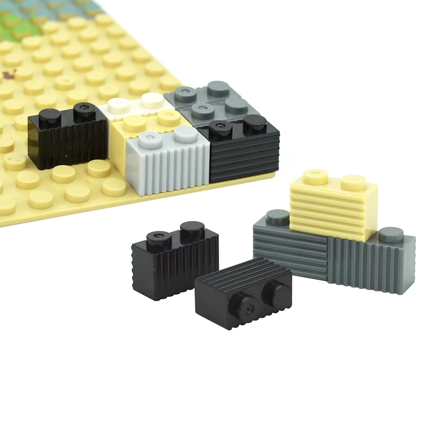DIY Bricks Modified 1x2 with Flutes Fluted MOC Building Blocks Technical Parts Compatible with 2877 Educational Toy for Children
DIY Bricks Modified 1x2 with Flutes Fluted MOC Building Blocks Technical Parts Compatible with 2877 Educational Toy for Children