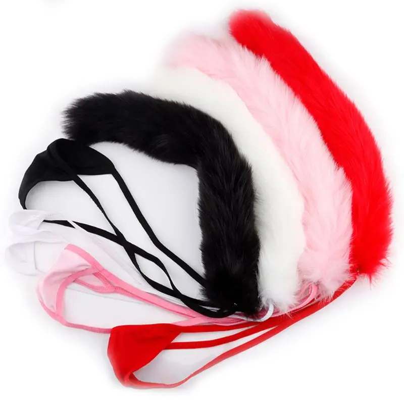 Women Sexy Thong Pantie Cute Rabbit Tail G-String Artificial Tails Bikini T-Back Cosplay Room Love Game Toy
Women Sexy Thong Pantie Cute Rabbit Tail G-String Artificial Tails Bikini T-Back Cosplay Room Love Game Toy