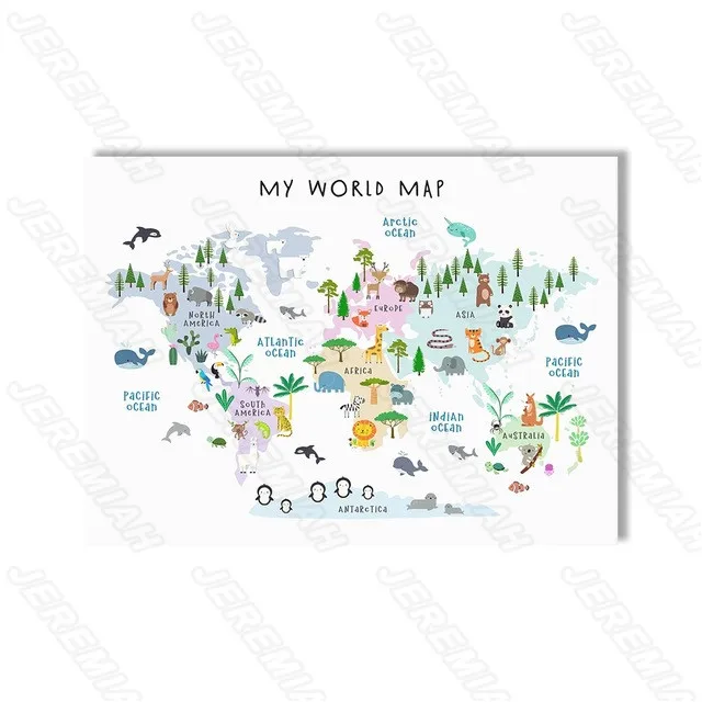 Cartoon Digital Small Animal Poster Nordic Style Wall Art Canvas Canvas Print Painting Modern Children Bedroom Wall Stickers
Cartoon Digital Small Animal Poster Nordic Style Wall Art Canvas Canvas Print Painting Modern Children Bedroom Wall Stickers