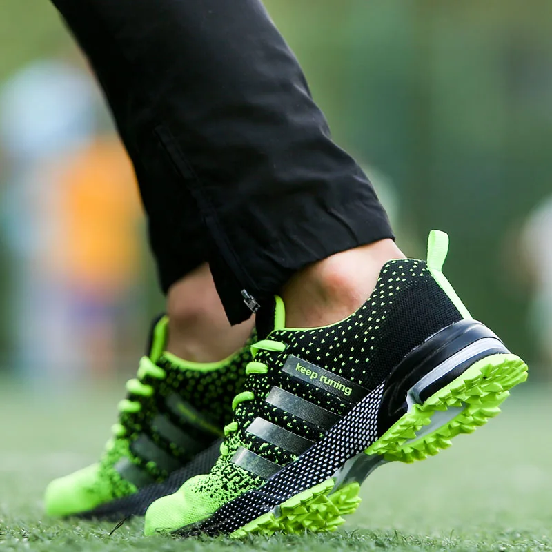 New Arrival Athletic Running Men Shoes Black Ladies Runners Fly Wire Running Sneakers Womens Lace Up Man Walking Jogging Shoes
New Arrival Athletic Running Men Shoes Black Ladies Runners Fly Wire Running Sneakers Womens Lace Up Man Walking Jogging Shoes