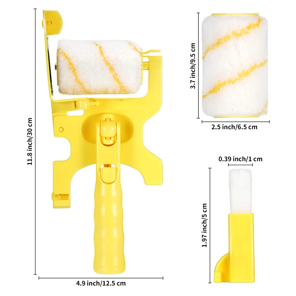 Clean-Cut Paint Edger Roller Brush Multifunctional Roller Paint Brush Clean-Cut Paint Edger Wall Painting Roller Brush Set
Clean-Cut Paint Edger Roller Brush Multifunctional Roller Paint Brush Clean-Cut Paint Edger Wall Painting Roller Brush Set