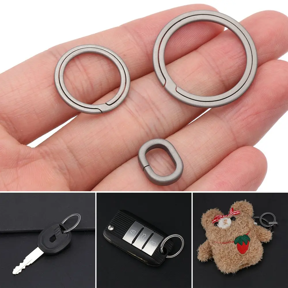 High Quality Outdoor Real Titanium Alloy Key Rings Keychains Buckle Pendant Male Creativity Gift Man Car Keychain
High Quality Outdoor Real Titanium Alloy Key Rings Keychains Buckle Pendant Male Creativity Gift Man Car Keychain