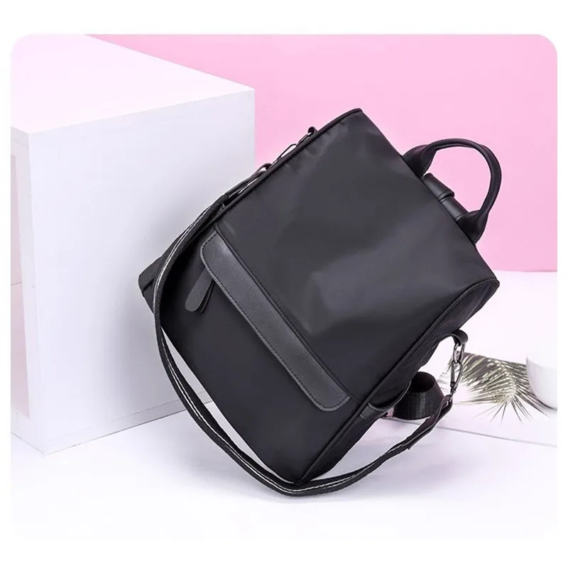 High Qulaity Women Nylon Waterproof Cloth Black Backpack Casual Student School Bag Female 2020 New Korean Small Travel Backpack
High Qulaity Women Nylon Waterproof Cloth Black Backpack Casual Student School Bag Female 2020 New Korean Small Travel Backpack