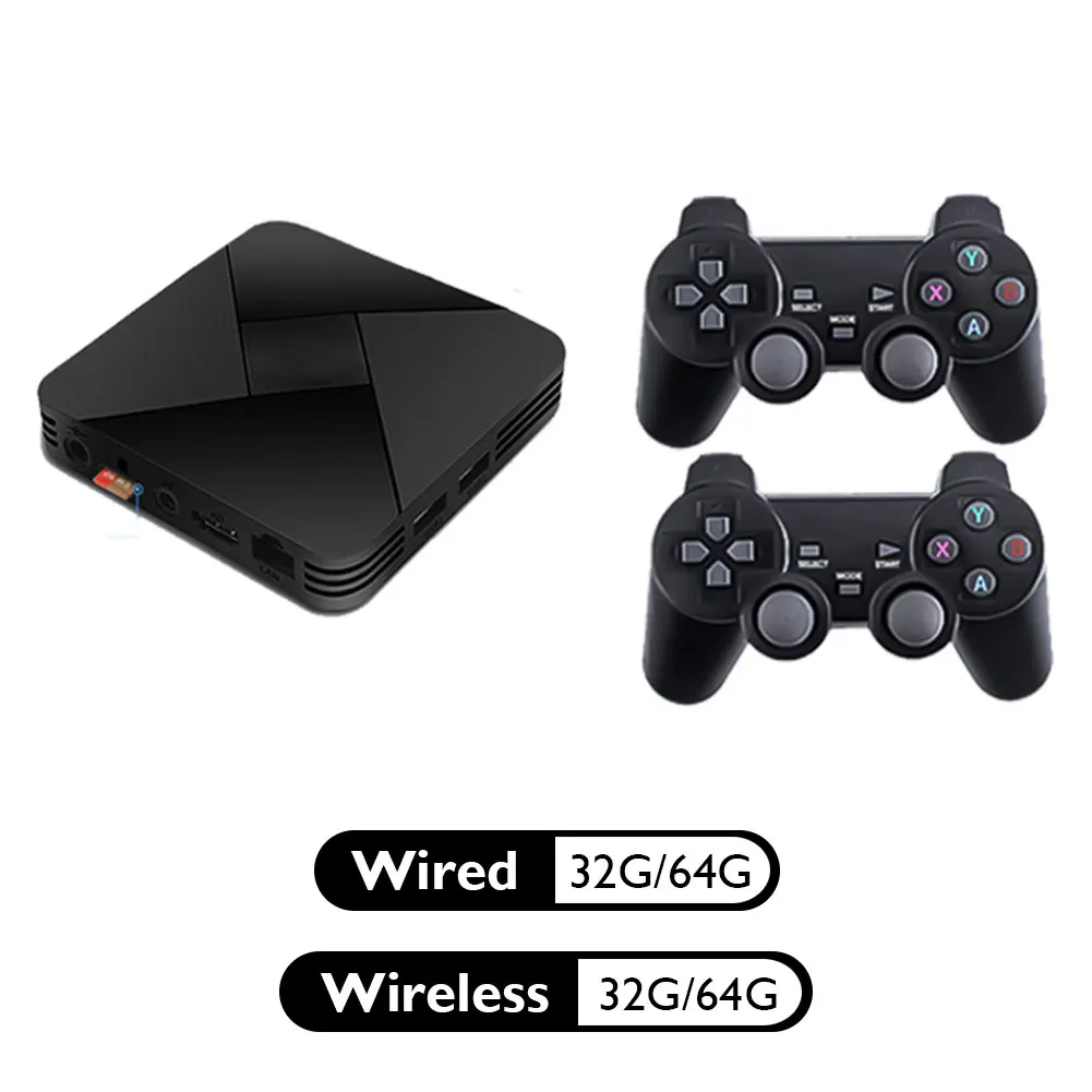 

Игровая приставка POWKIDDY G5 S905L с Wi-Fi, супер консоль 4K HD X 50 + Эмулятор 40000 + игр, Ретро ТВ-приставка, игровой плеер для PS1/N64/DC
