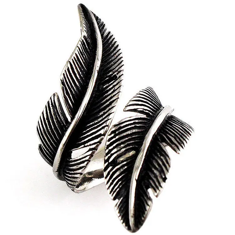 Bxzyrt Silver-Color Feather Rings Nightclub Exaggerated Stainless Steel Punk Gothic Ring For Women Men Rock Biker Finger Rings
Bxzyrt Silver-Color Feather Rings Nightclub Exaggerated Stainless Steel Punk Gothic Ring For Women Men Rock Biker Finger Rings
